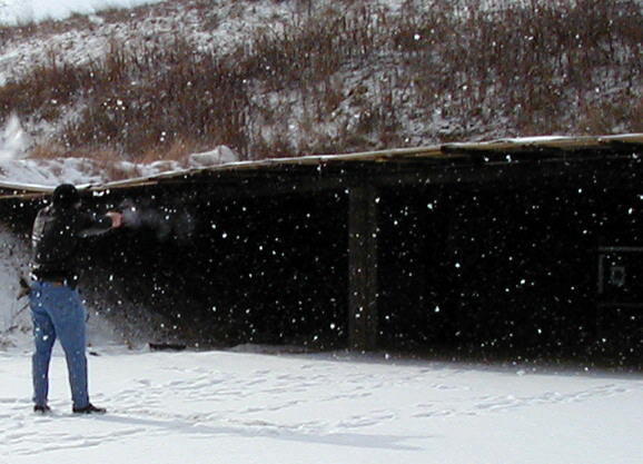 Shooting while the snow flys.